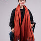 Rust Mohair Scarf Shawls