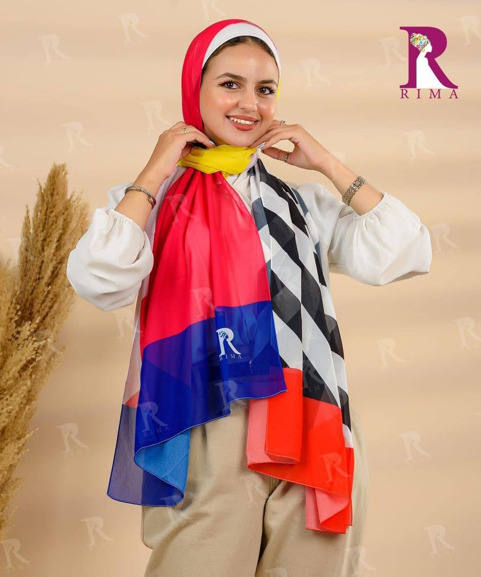 Digital Chiffon Scarf 2 Meters