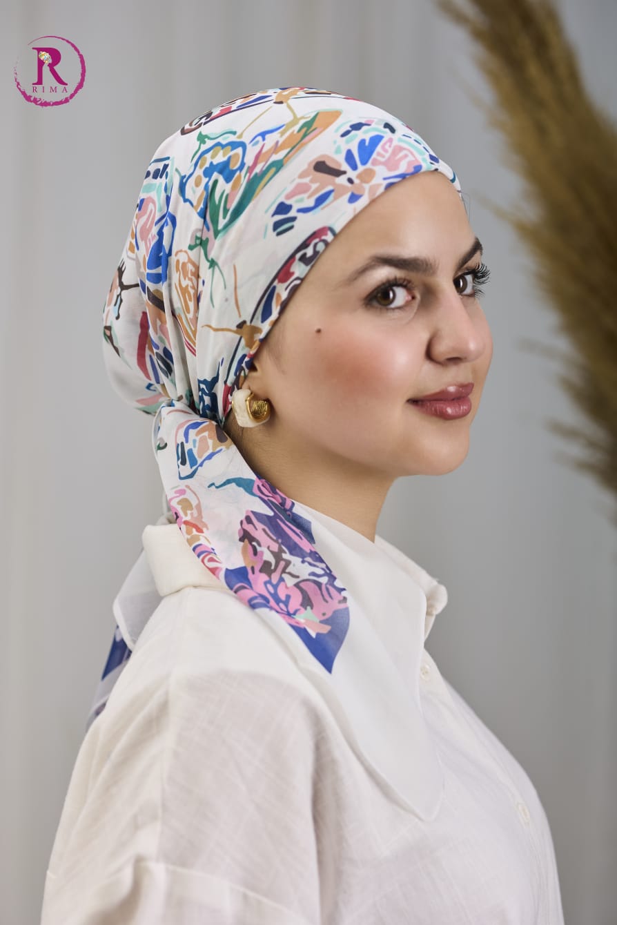 Printed Chiffon Scarf