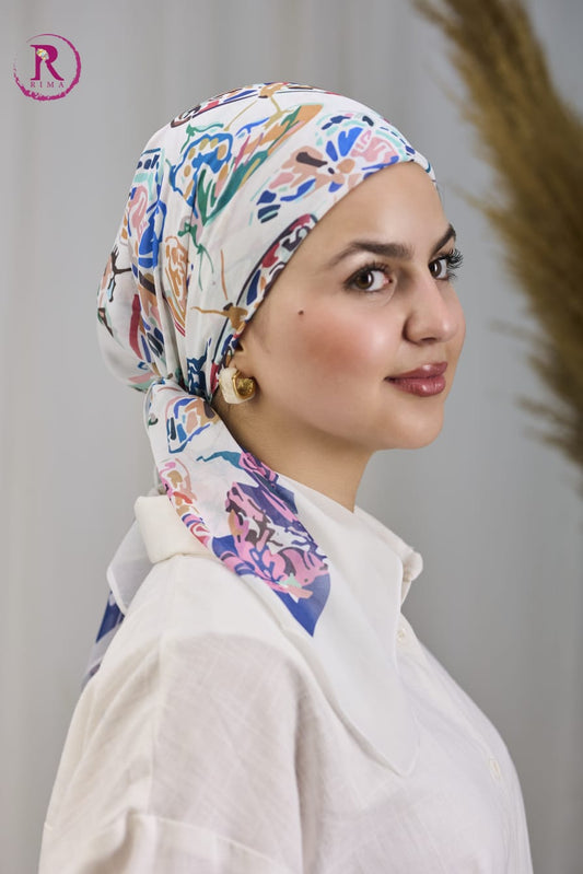 Printed Chiffon Scarf