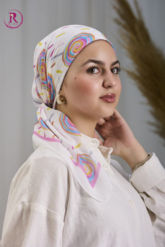 Printed Chiffon Scarf