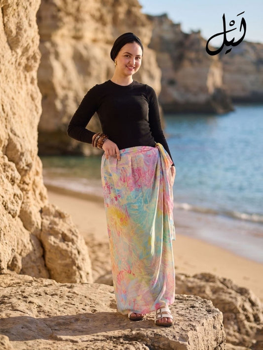 Printed Beach Cover-Up