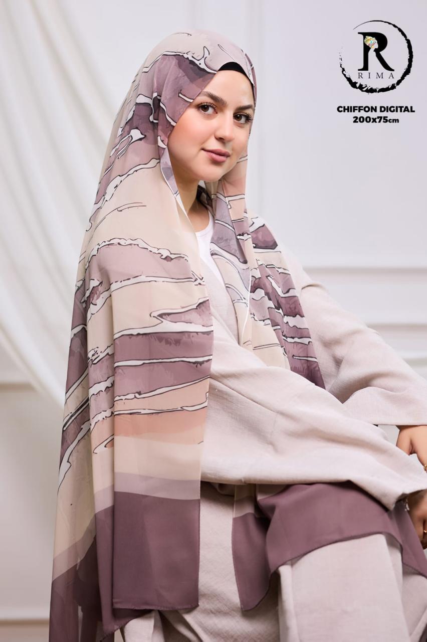Digital Chiffon Scarf 2 Meters