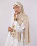 Plain Cotton Lycra Scarf
