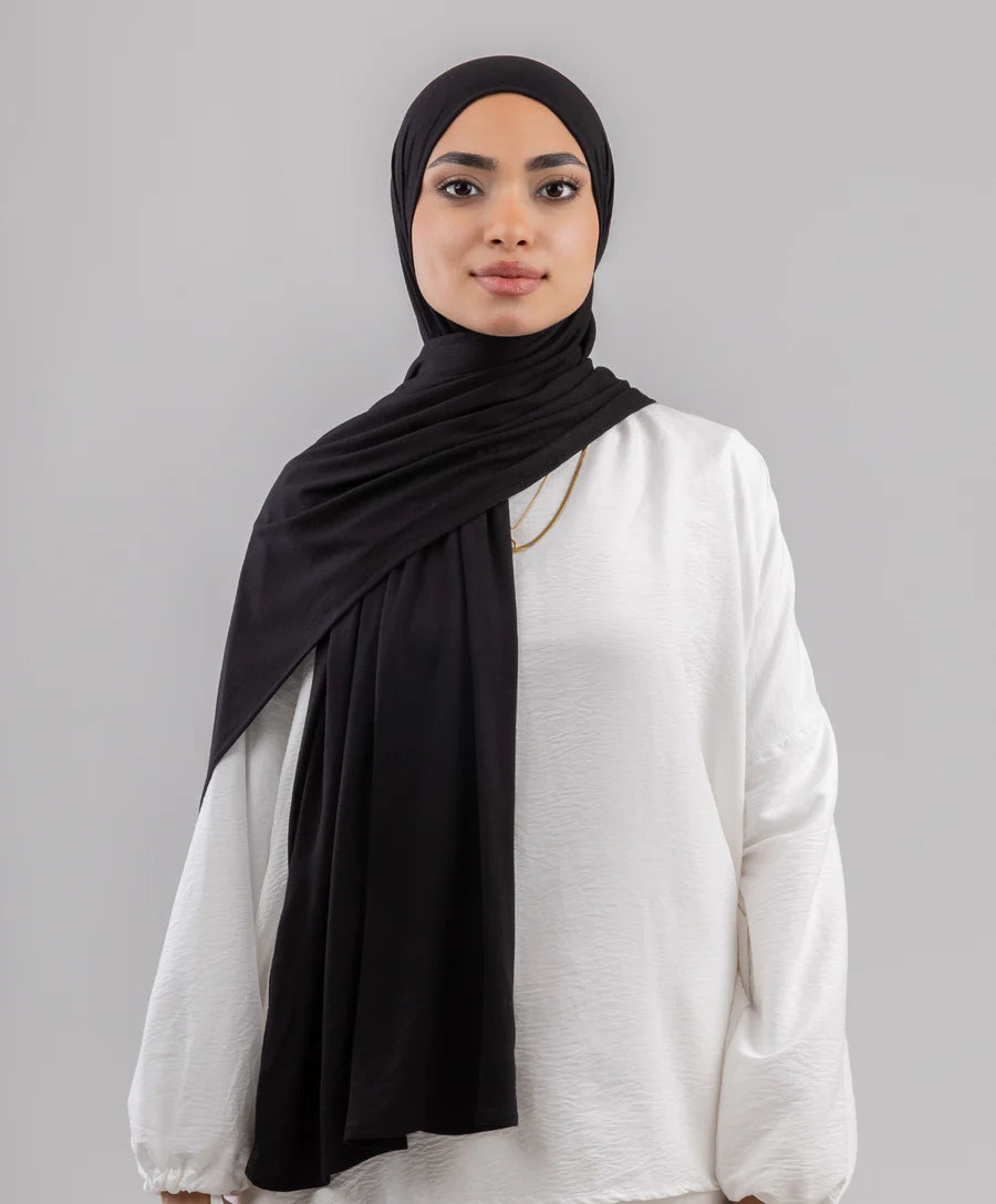 Plain Cotton Lycra Scarf