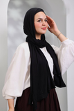 Gel Scarf With Bandana -(Black)