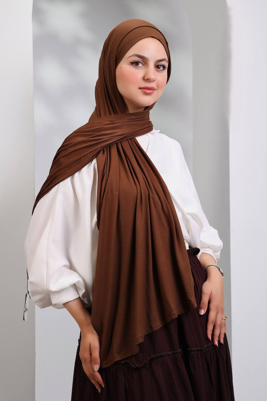 Gel Scarf With Bandana -(Havana)