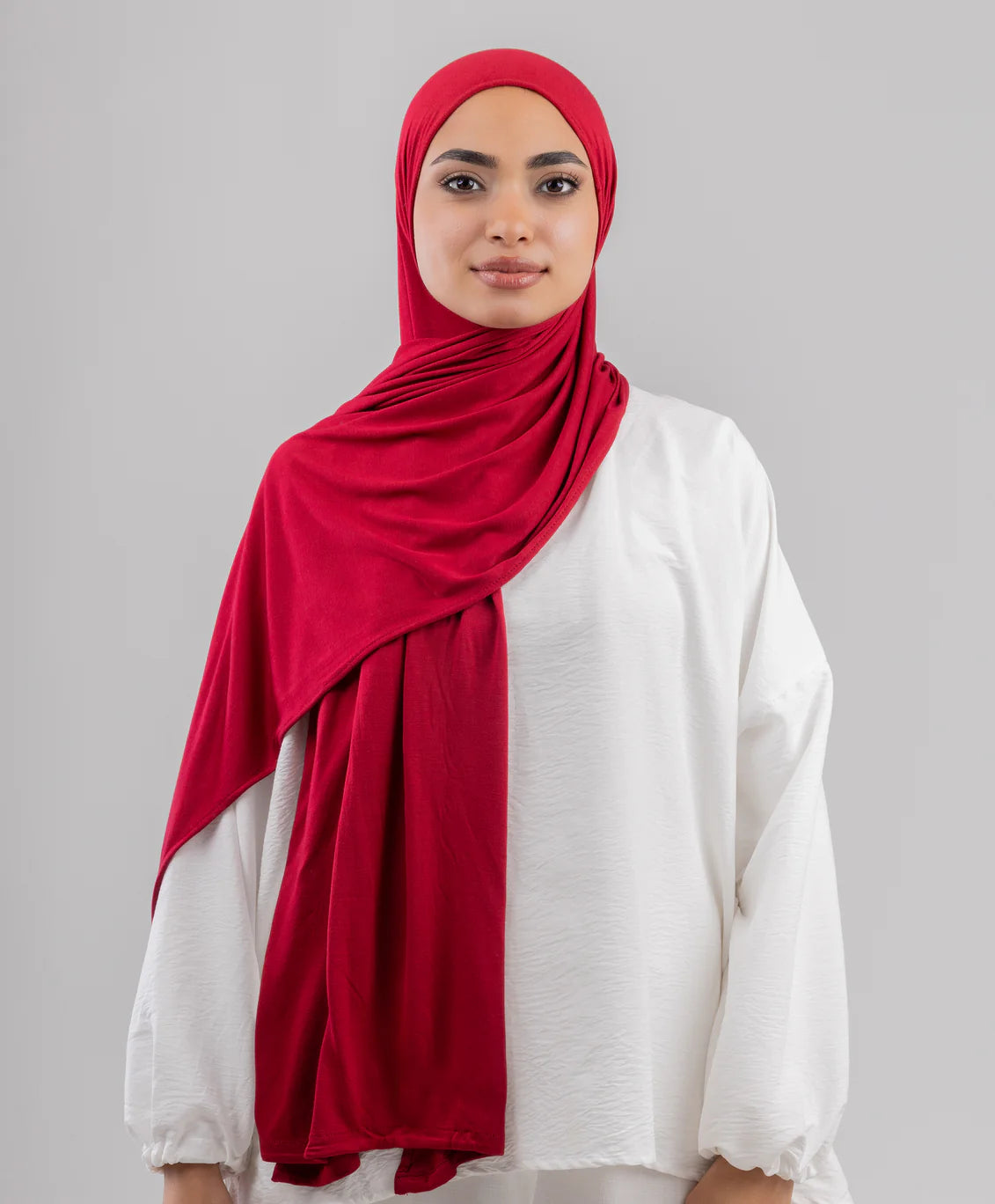 Plain Cotton Lycra Scarf