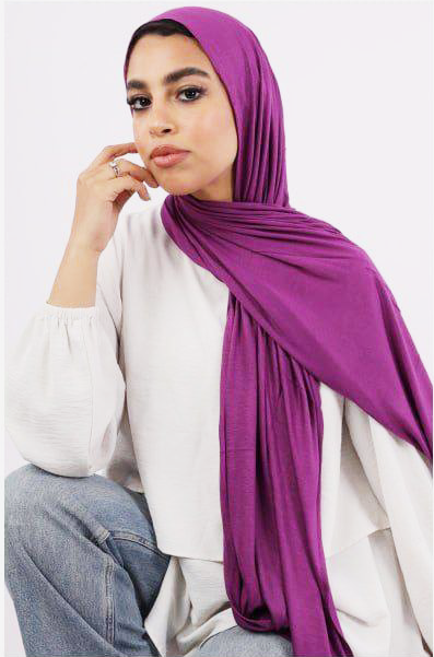 Plain Cotton Lycra Scarf