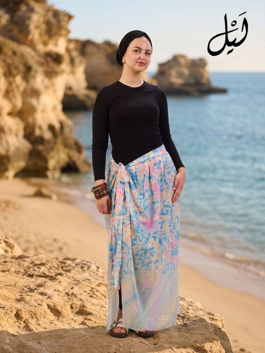 Printed Beach Cover-Up