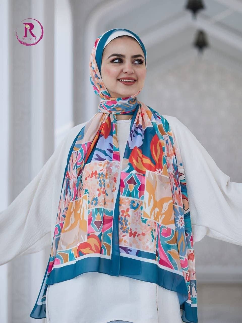 Digital Chiffon Scarf 2 Meters