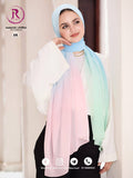 Chiffon Degrade Scarf