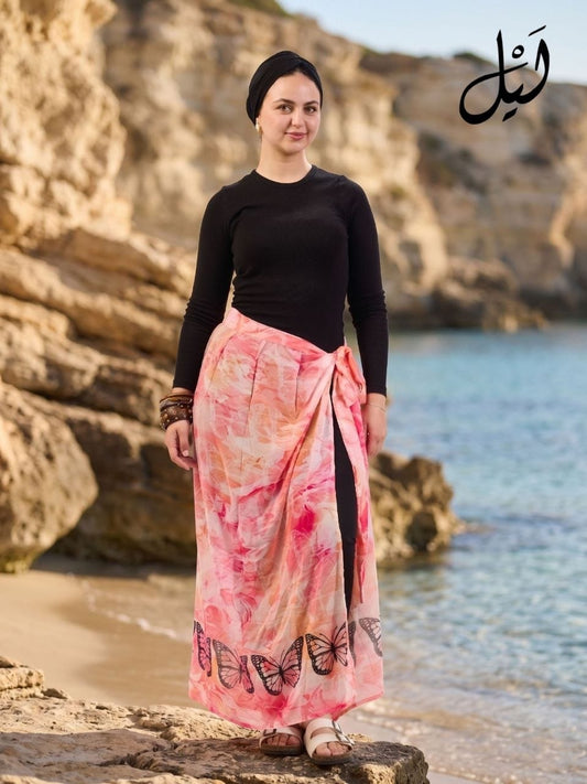 Printed Beach Cover-Up