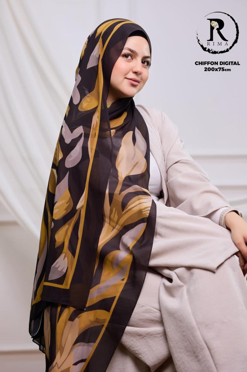 Digital Chiffon Scarf 2 Meters