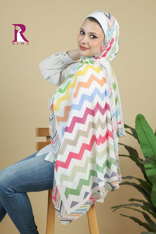 Digital Chiffon Scarf 2 Meters