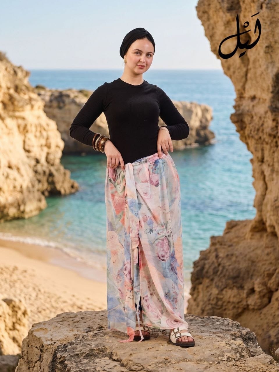 Printed Beach Cover-Up