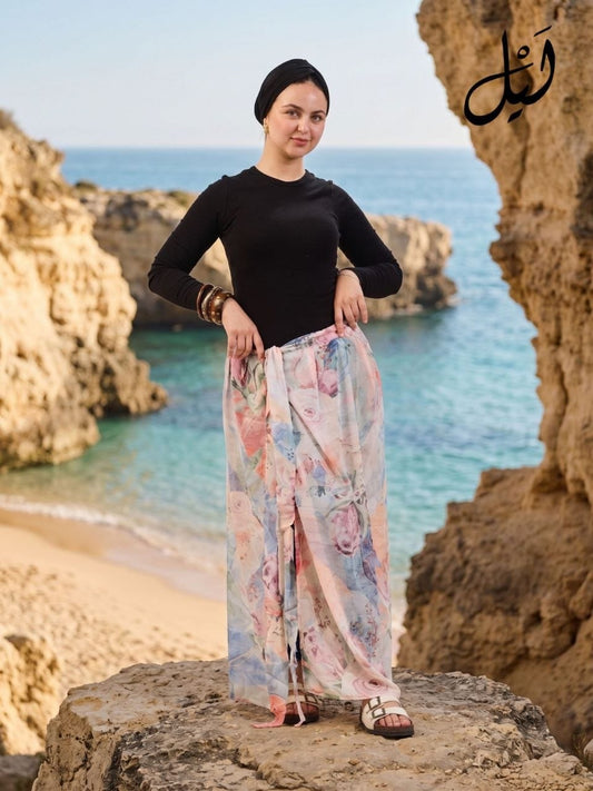 Printed Beach Cover-Up