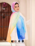 Chiffon Degrade Scarf