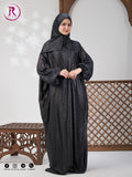 Plain Satin Isdal - Black