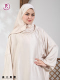 Plain Satin Isdal - Beige
