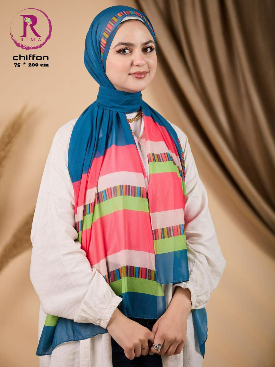 Digital Printed Chiffon Scarf