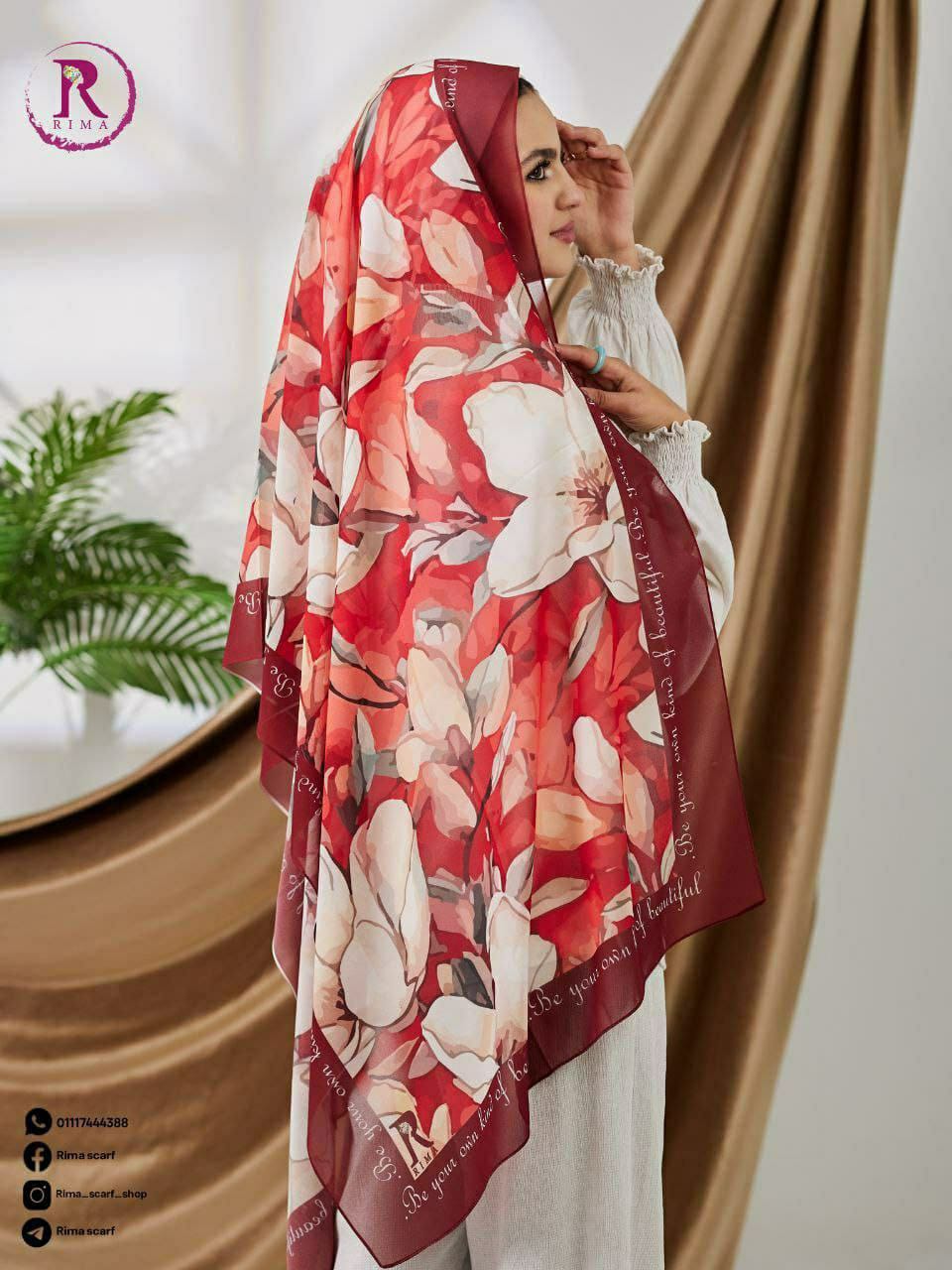 Digital Printed Chiffon Scarf