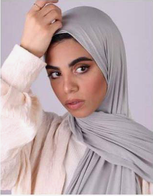 Plain Cotton Lycra Scarf