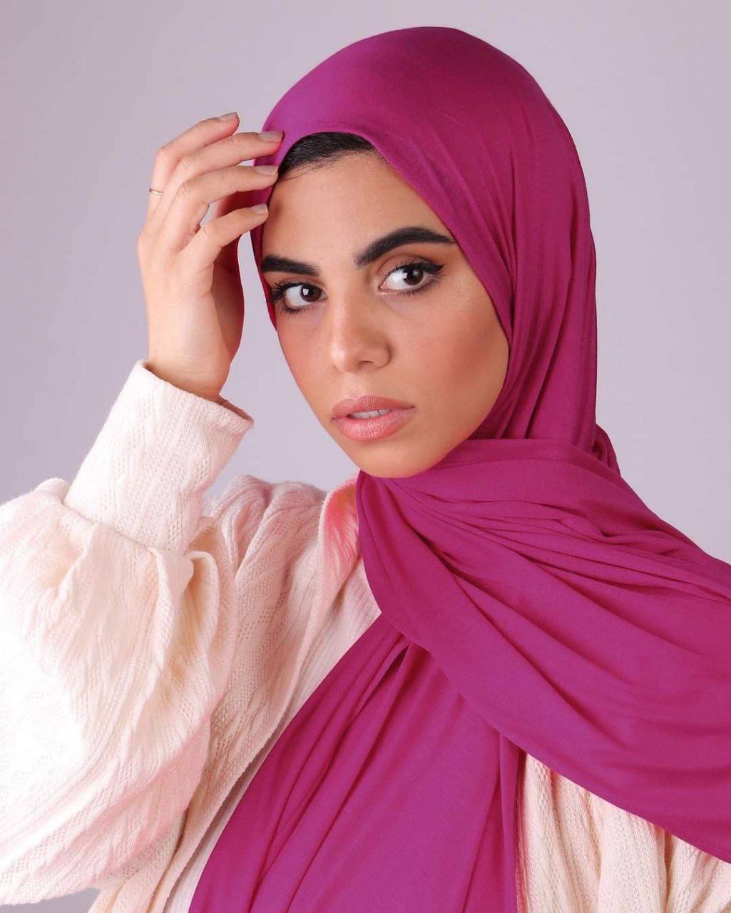 Plain Cotton Lycra Scarf