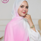 Gradient Chiffon Scarf