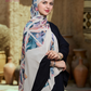 Rectangular Printed Chiffon Scarf