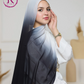 Gradient Chiffon Scarf