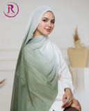 Gradient Chiffon Scarf