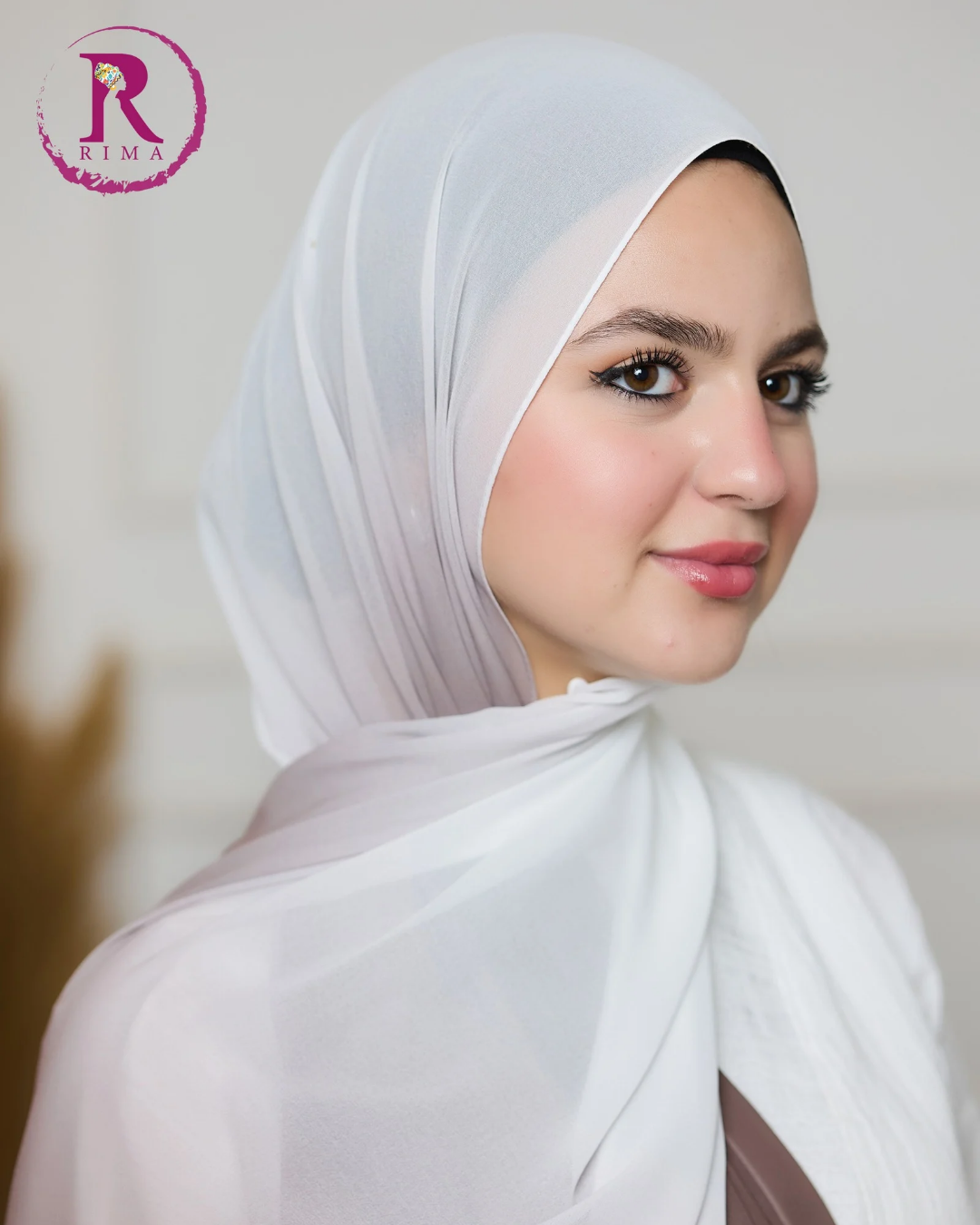 Gradient Chiffon Scarf