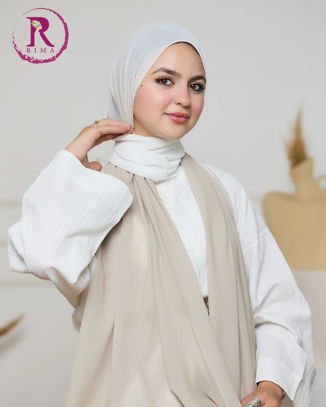 Gradient Chiffon Scarf