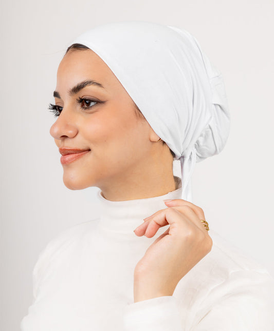 No-Thread Underscarf with Tie-Back