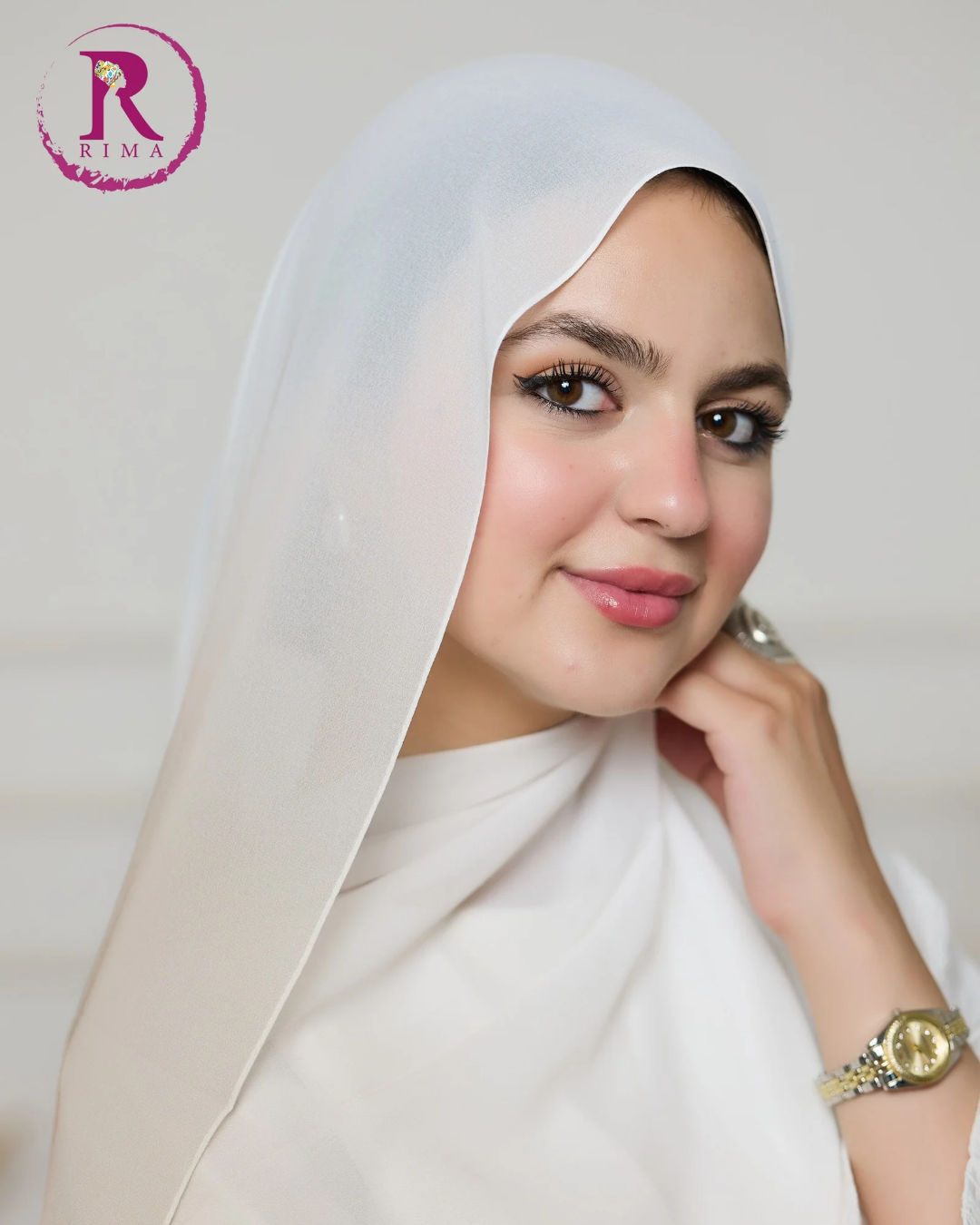 Gradient Chiffon Scarf